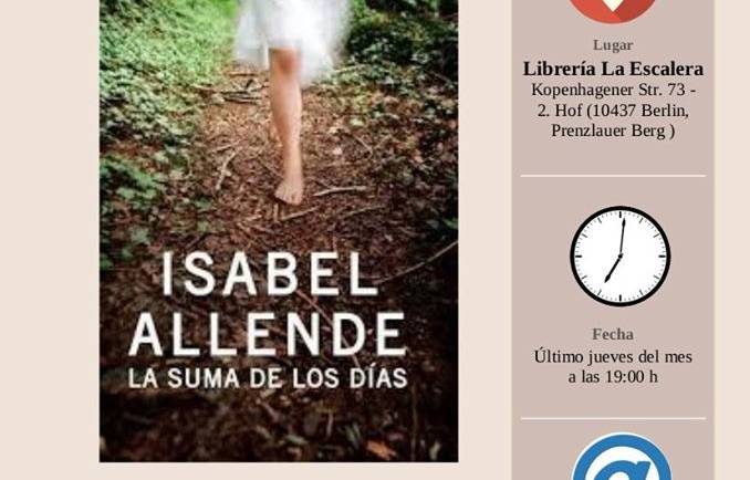 Club de lectura: «La suma de los días» de Isabel Allende.